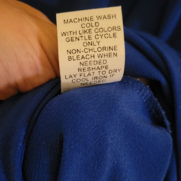 89th + Madison 3X Blue Blouse - Picture 5 of 5